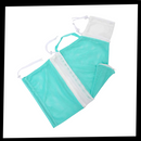 Bolsa de malha multifuncional Quintina para banho e tosa de animais de estimação, material de cuidado pet, vista frontal.