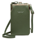 Bolsa de ombro verde da Hardlegix com múltiplos bolsos e alça removível, ideal para organização e estilo casual.