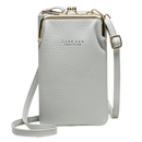 Bolsa de ombro cinza da Hardlegix com vários compartimentos e alça removível, ideal para uso diário.