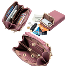 Bolsa tiracolo da Hardlegix com múltiplos compartimentos e alça removível, ideal para organização e estilo diário.