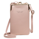 Bolsa feminina pink da Hardlegix com múltiplos compartimentos e alça removível, estilo saco a tiracolo para uso diário.