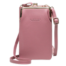 Bolsa tiracolo com várias divisórias da marca Hardlegix, com alça removível e design em roxo para uso diário.
