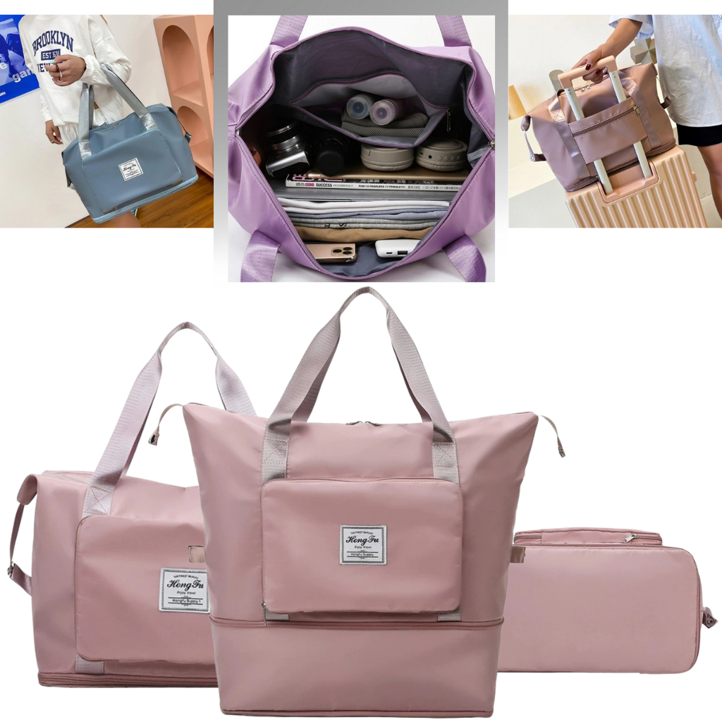 Housse à vêtements Aimik, sac de voyage extensible et pliable, idéal pour transporter et protéger roupas durante viagens.