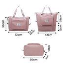 Housse à vêtements extensível e dobrável da Aimik, saco de viagem multifuncional e compacto para roupas.