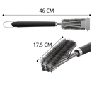 Escova de limpeza para churrasqueira Y-Star, acessório de pequeno eletrodoméstico, com cerdas duráveis para facilitar a limpeza do churrasco.