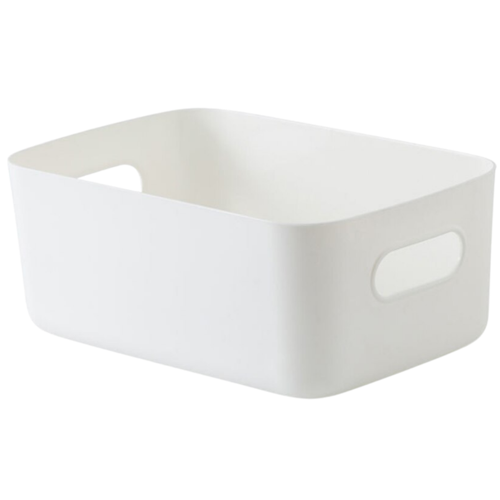 Cesto de armazenamento plástico multifuncional da Eastjing, com várias cores, ideal para organização doméstica.