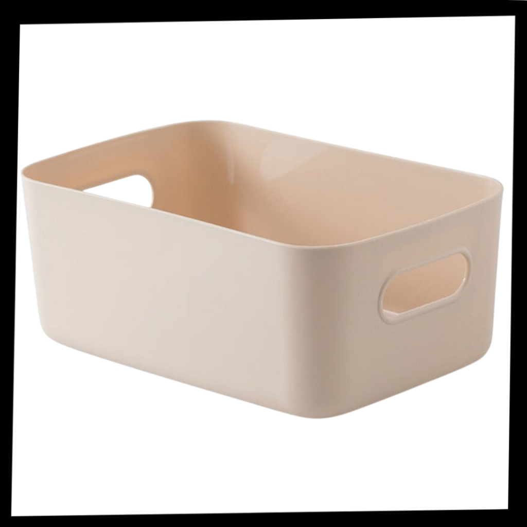 Cesto de armazenamento plástico multipurpose da Eastjing, decorativo e resistente, ideal para organizar objetos em casa.