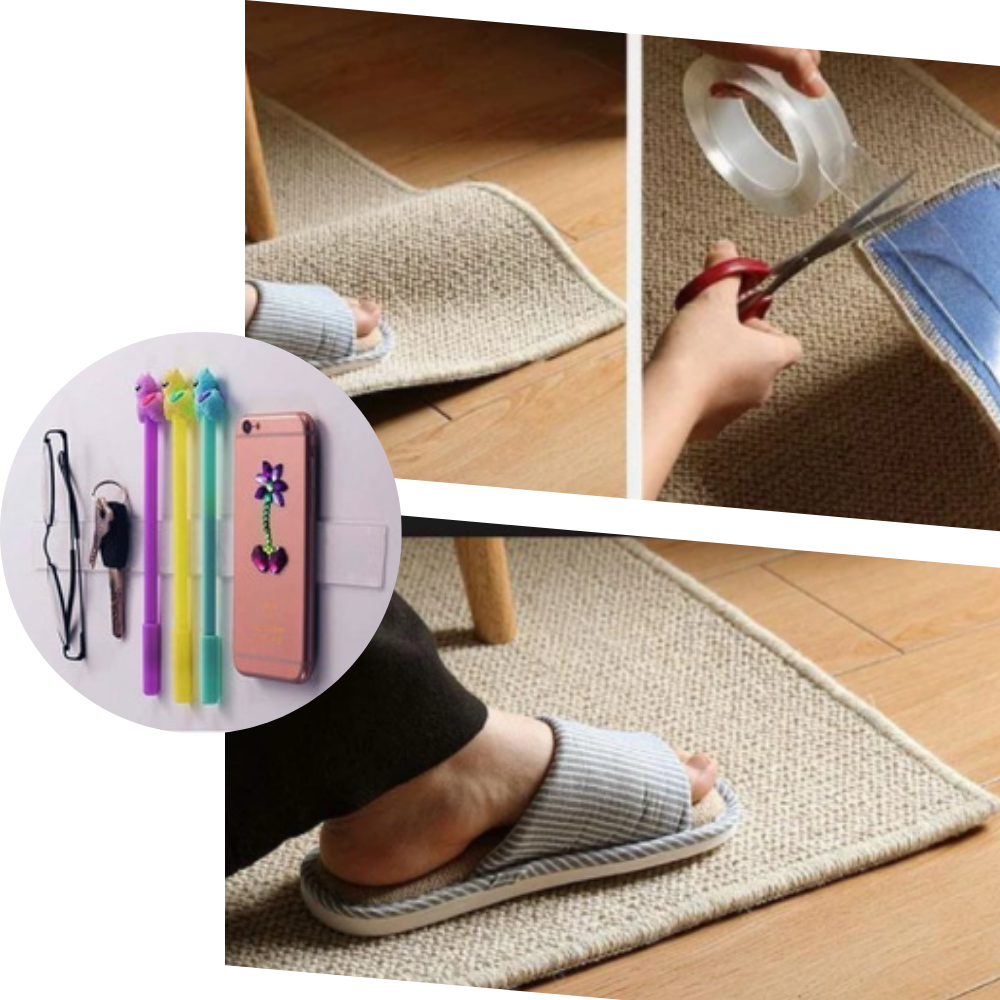 Fita adesiva Nano mágica Hailicare, acessório para aparelhos eletrodomésticos, com fita larga transparente e resistente.