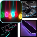 Fio de luz LED neon colorido da marca Homyl, guirlanda luminosa com efeito de néon para decoração vibrante.