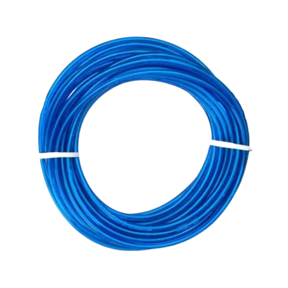 Fio de LED neon azul da marca Homyl, guirlanda de luz colorida para decoração ambiente, visível na imagem.