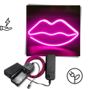 Fio de luz LED neon colorido Homyl, guirlanda luminosa com efeito néon, ideal para decoração vibrante e moderna.