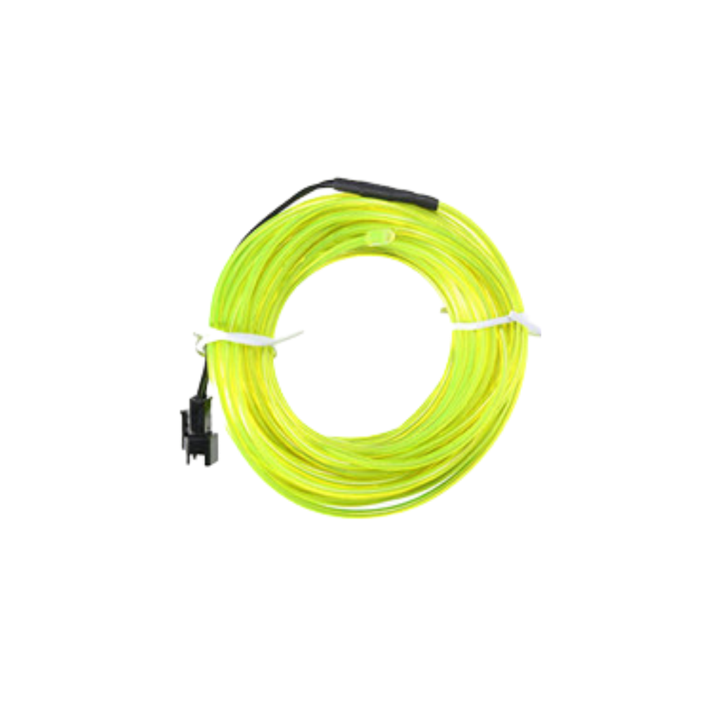 Fio de LED neon colorido fluorescente verde da marca Homyl, guirlanda luminosa para decoração de ambientes.