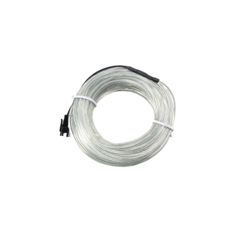 Fio de luz LED neon colorido azul gelo, guirlanda luminosa Homyl para decoração vibrante e moderna.