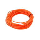 Fio de luz LED néon colorido laranja da marca Homyl, ideal para decoração com guirlandas e cordões luminosos.
