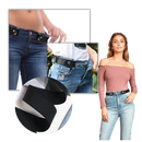 Cintura elástica sem fivela da Whippy, com design sem fecho e ajuste flexível, ideal para conforto diário.