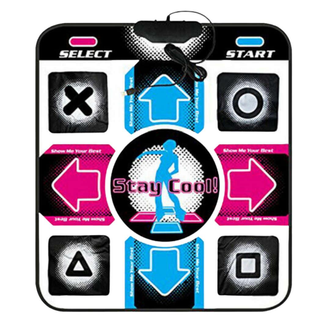 Tapete de dança USB antideslizante Wallflower0717, brinquedo de atividade com superfície segura e compatível com CD.