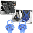 Picos antideslizantes Flyingtoy com cinco garras para atividades de inverno, proporcionando segurança em superfícies escorregadias.