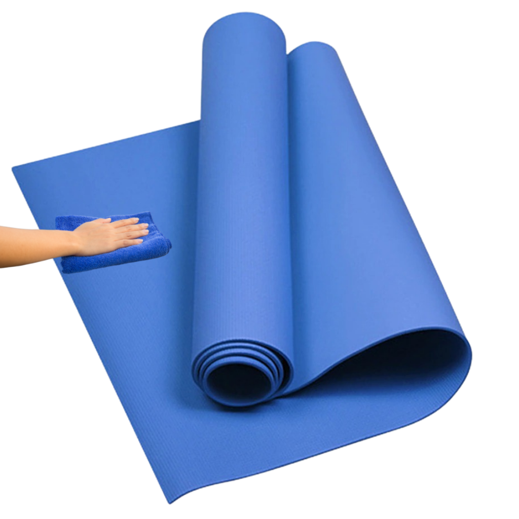 Tapete de yoga antideslizante para viagem da Sodial, ideal para Pilates e yoga, fácil de limpar e portátil.