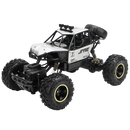 Carro de controle remoto off-road 4WD Home Shark, veículo brinquedo todo-terreno branco em ação.