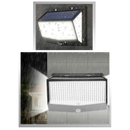 Luminária solar exterior Ktcina com 468 LED, resistente à água e ao calor, ideal para iluminação ao ar livre.