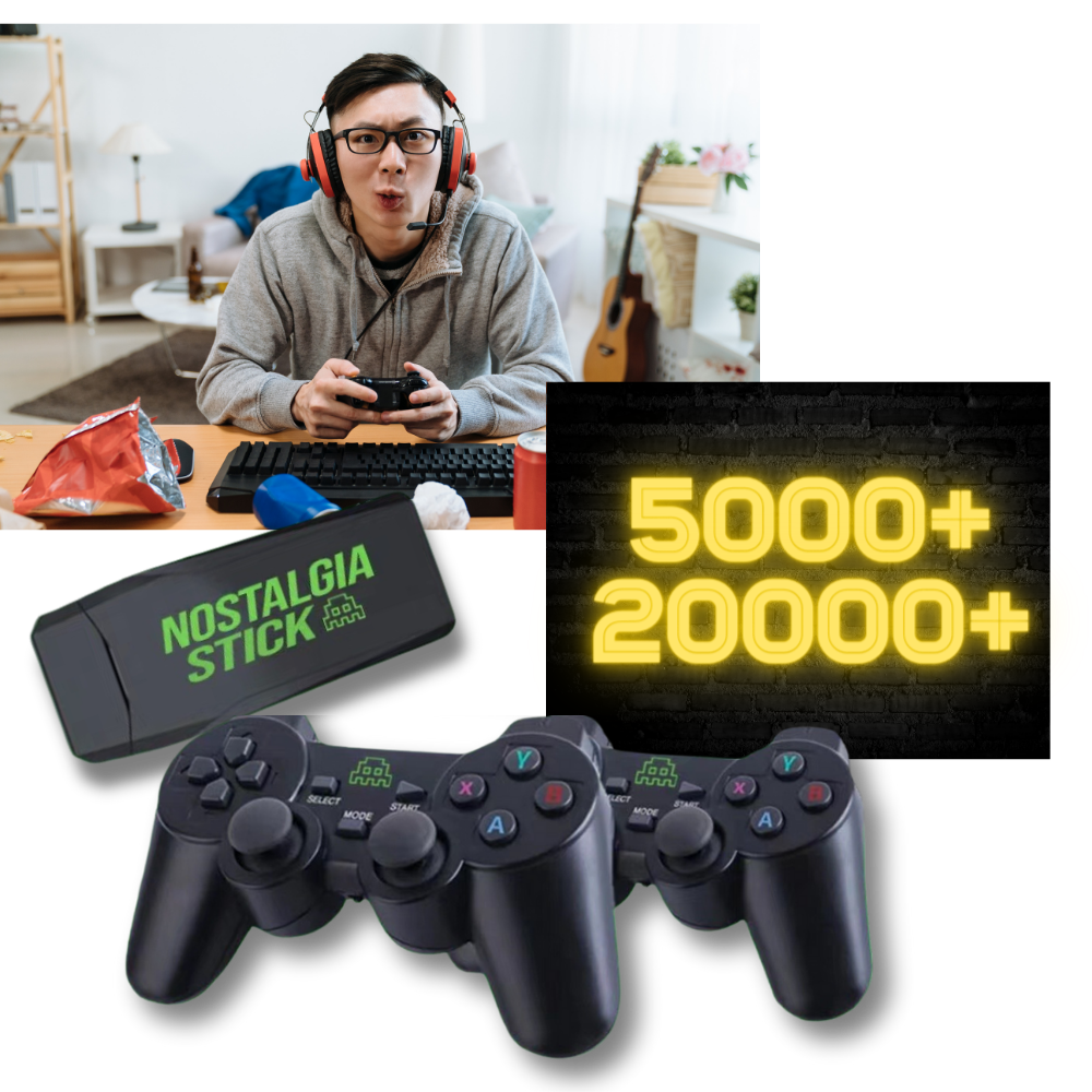 Console de jogos retro Akloker com centenas de jogos pré-instalados, portátil e fácil de usar para diversão clássica.