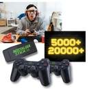 Console de jogos retro Akloker com centenas de jogos pré-instalados, portátil e fácil de usar para diversão clássica.