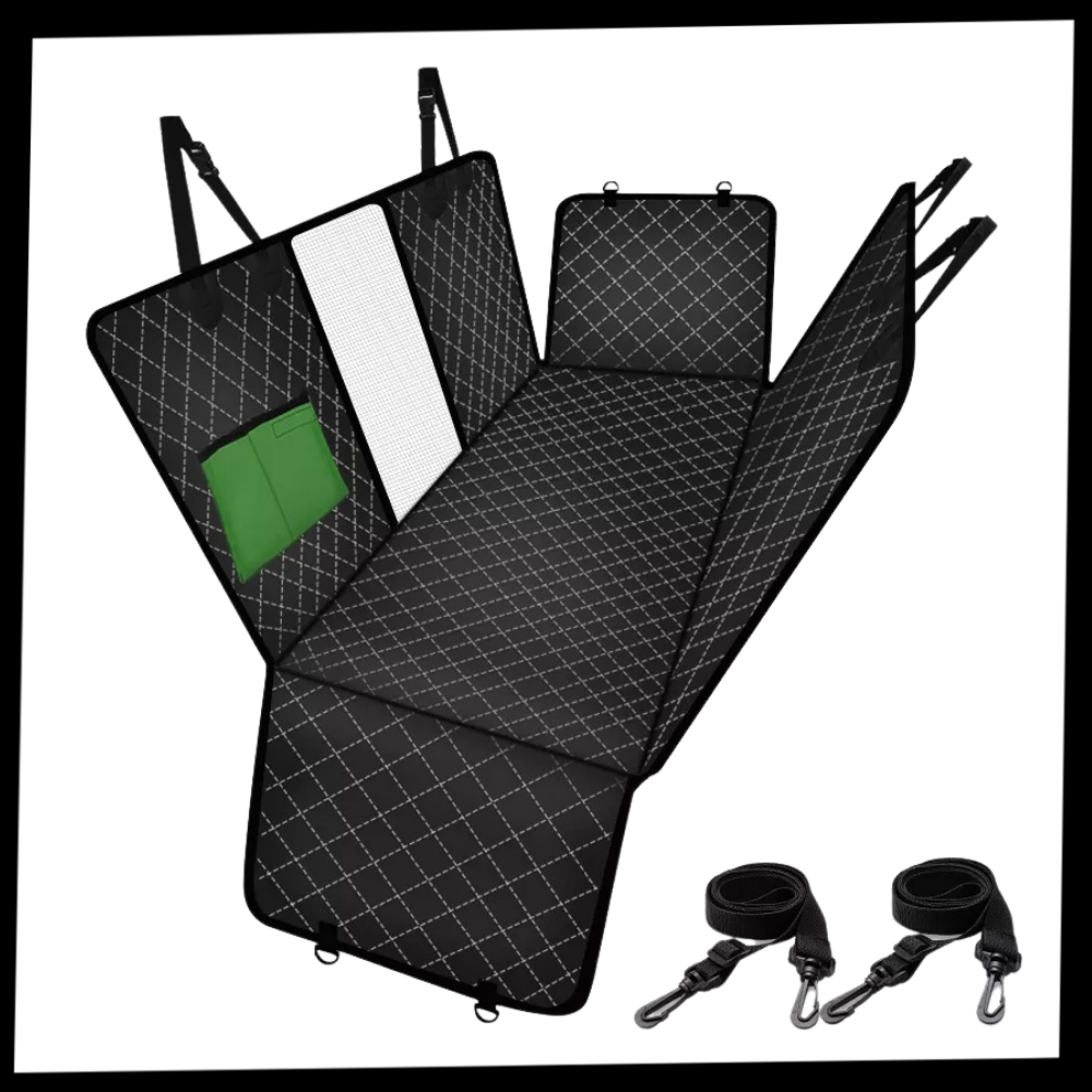 Capa de assento de carro para cães Namotu, proteção para assento de veículo, ideal para transporte seguro de animais de estimação.
