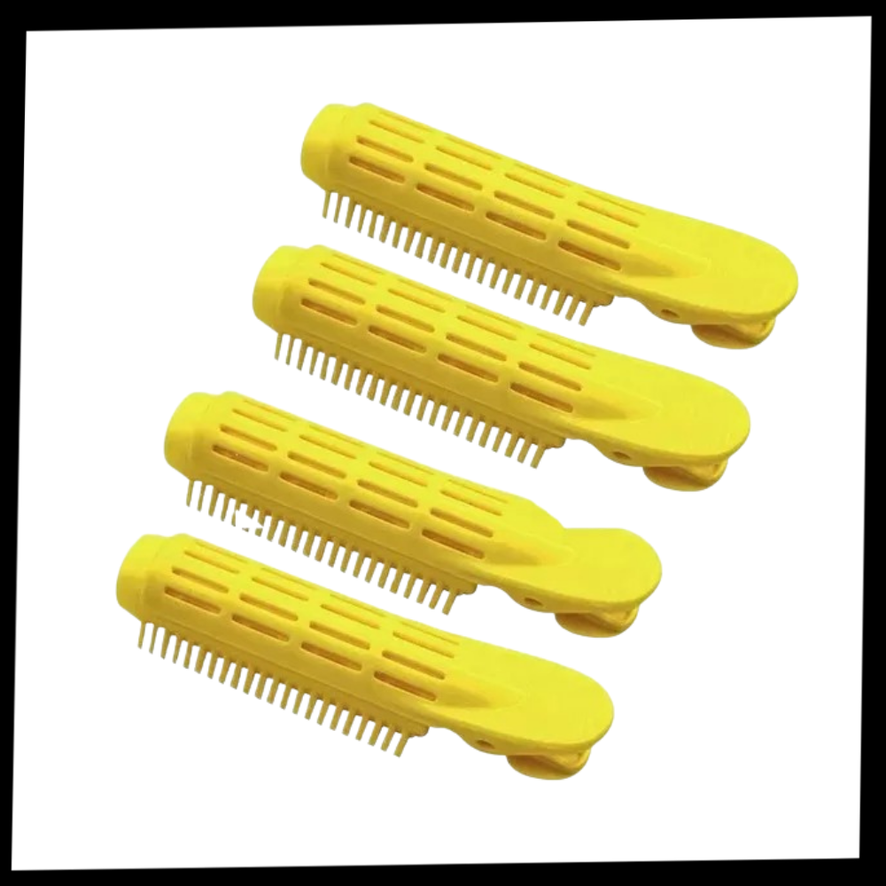 Conjunto de 4 pinças de volumização instantânea para cabelos da marca Xinhuaya, acessórios para penteado e volume capilar.