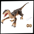 Controle remoto de dinossauro de brinquedo para veículos radiocommandados, acessório da Banggood, em embalagem.
