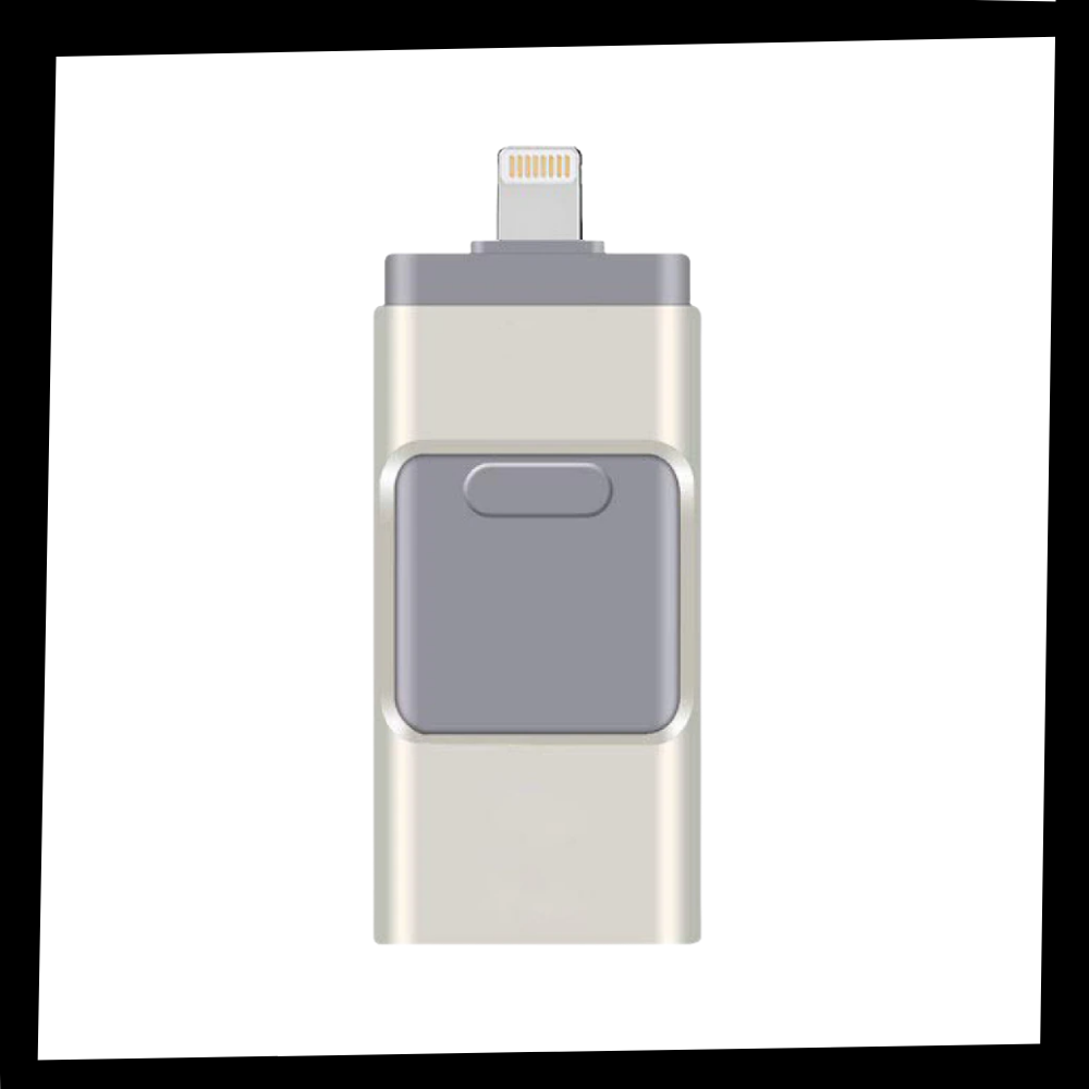 Chave USB 4 em 1 da Fu Zhou Huicai International Trading Co., componentes de computador com múltiplas portas em embalagem.