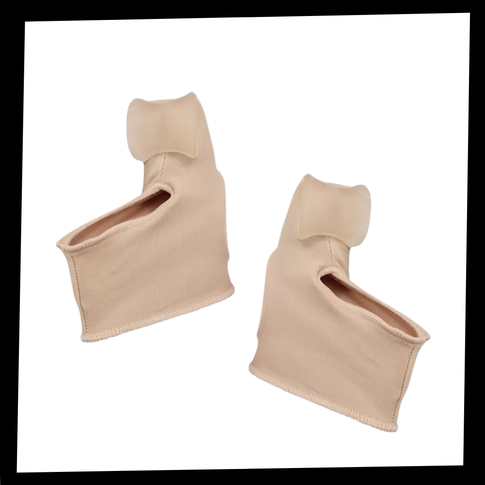 Corrector de gel para joanetes de pés da Yosoo, tratamento em pacote para aliviar desconforto e alinhar os dedos dos pés.