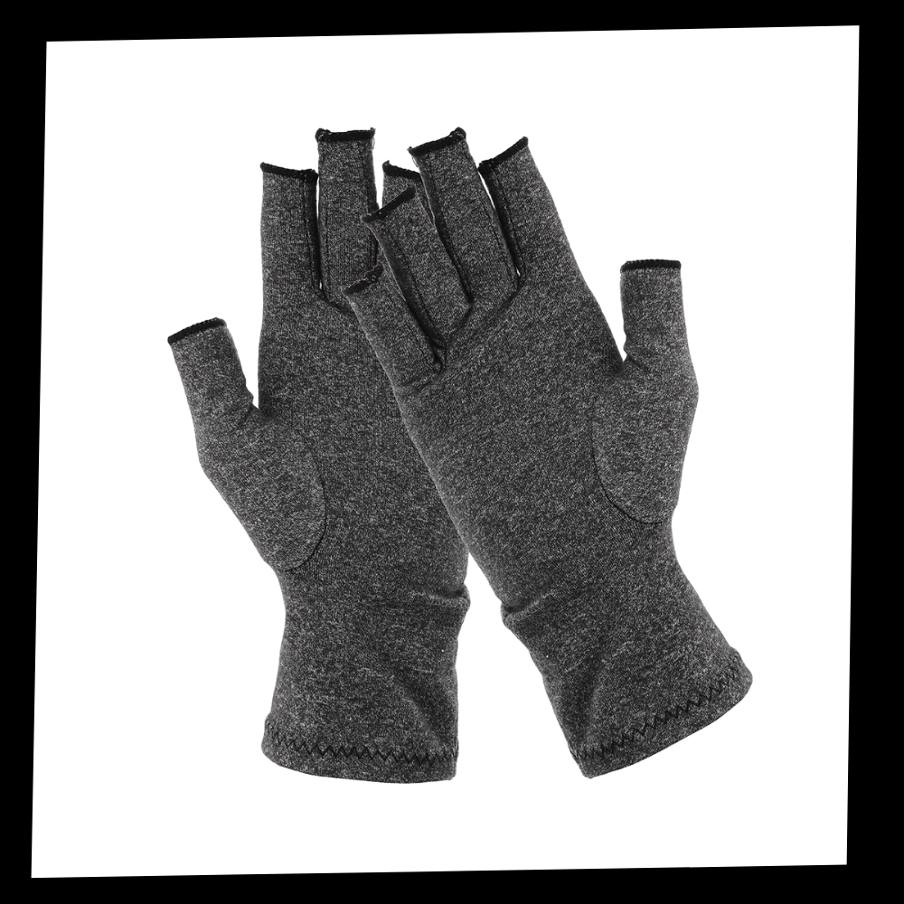 Luvas de compressão antidouleurs articulares da Sharpezone, pacote com duas luvas de suporte para alívio da dor nas mãos.