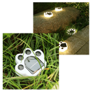 Luminária de jardim em forma de pegada com energia solar, iluminação de caminhos, marca Beauty Products For Women Face