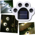 Luz de caminho em formato de pegada de pata com energia solar, iluminação de alameda da marca Beauty Products For Women Face