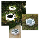 Luminária de jardim em forma de pegada com energia solar, iluminação de caminhos, marca Beauty Products For Women Face.