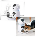 Distributeur automático de comida para animais de estimação Vedaxin, com design moderno de recipiente para alimentação.