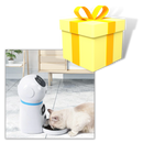 Distributeur automático de comida para animais de estimação Vedaxin com tigela e compartimento de alimentação.