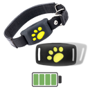 Collar GPS para animais de estimação da Aetomce, colar de rastreamento com bateria para localização de pets.