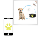 Coleira de rastreamento GPS Aetomce para animais de estimação, visível na imagem, com dispositivo de localização para pets.