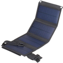 Carregador portátil com painel solar e porta USB da Mdhand, com design compacto e prático para carregamento ao ar livre.