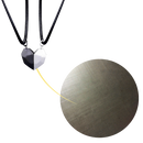 Par de colares magnéticos em material durável, estilo moderno, com fechos ajustáveis e design elegante, da marca Taehoxa.