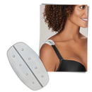 Par de protetores de silicone antideslizantes para alças de soutien-gorge da marca Baosity, proteção e conforto para lingerie.