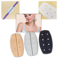 Par de protetores de silicone antideslizantes para alças de sutiã da marca Baosity, proteção e conforto para lingerie.