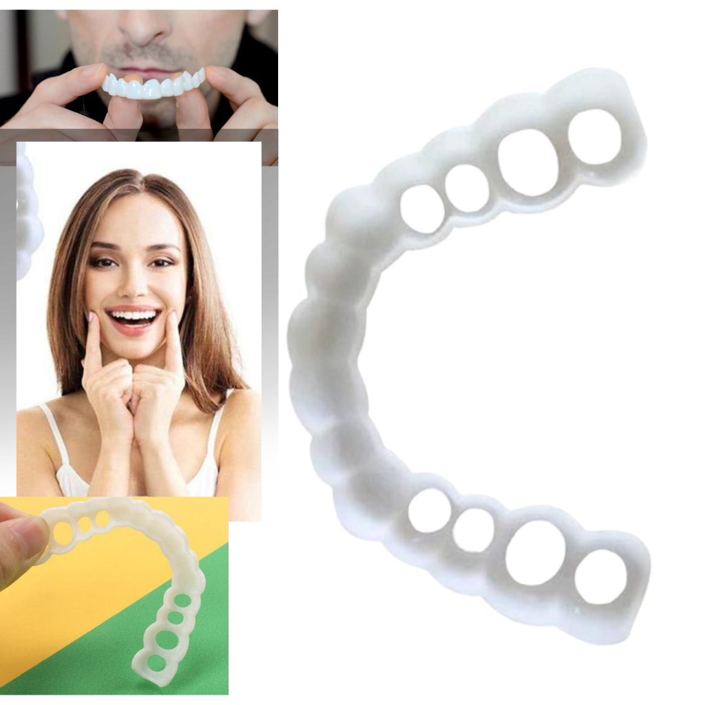 Gouttière de couverture dentaire Pyltt pour sorriso perfeito, design confortável para soins buccaux.