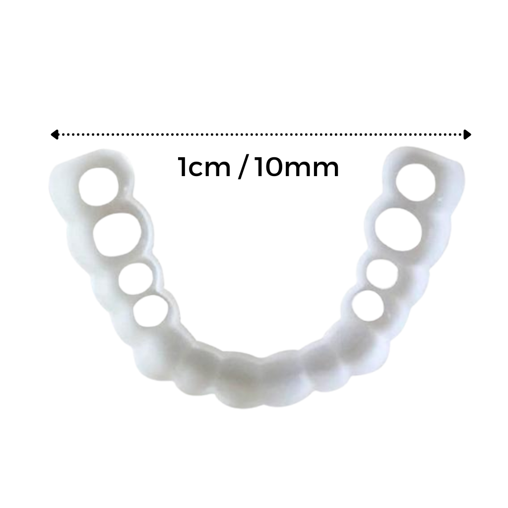 Gouttière de soin bucal Pyltt para cobertura dentária e sorriso perfeito, confortável e ajustada para proteção dental.