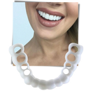 Cobertura dental Pyltt para sorriso perfeito, molde confortável para cuidados bucais, destaque para a moldagem de veneers.