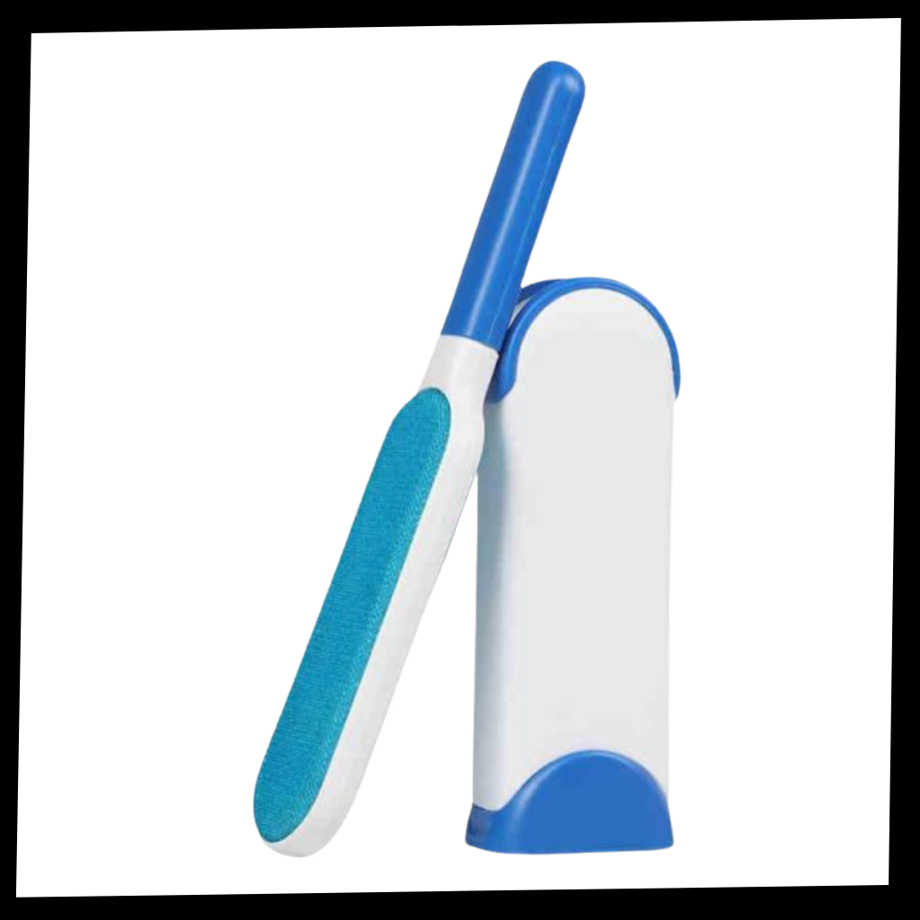 Escova anti-poeira para animais de estimação Smileol, ferramenta de tosa para remover pelos de cães e gatos.