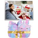 Mochila de pelúcia de unicórnio para meninas, sac à dos da marca Chamair, com design fofo de unicórnio em plush.