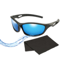 Óculos de sol esportivos polarizados para crianças Trust Optics com faixa, proteção UV e design fácil de limpar para idades de 4 a 15 anos.