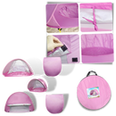 Tenda de praia portátil para bebê da Elbourn com mini piscina, design pop-up eficiente, ideal para camping e lazer ao ar livre.